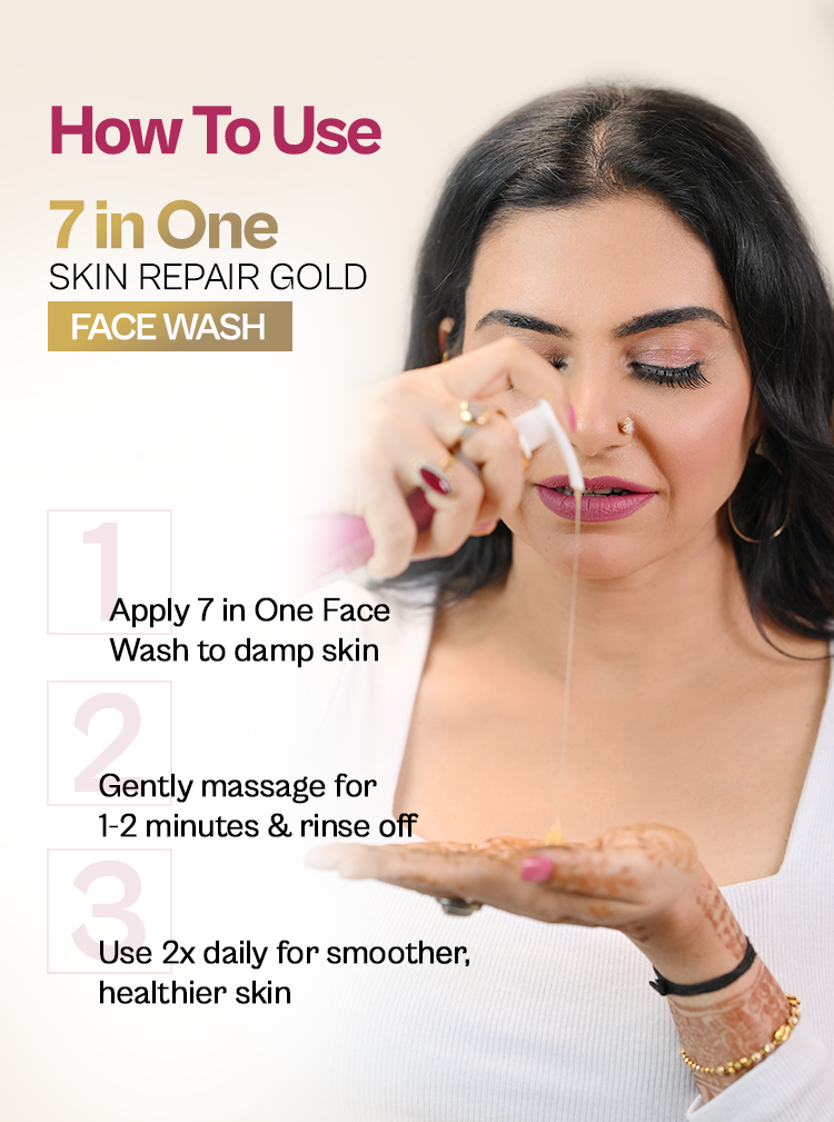 Vivica 7 in One Skin Repair Gold Face Wash